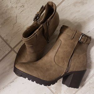 Ridged Heel Boots